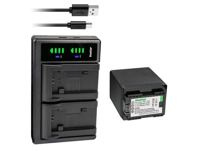 Kastar 1-Pack BP-745 Battery and LTD2 USB Charger Compatible with Canon VIXIA HF R38 HFR38, VIXIA HF R40 HFR40, HF R42 HFR42, VIXIA HF R50 HFR50,...