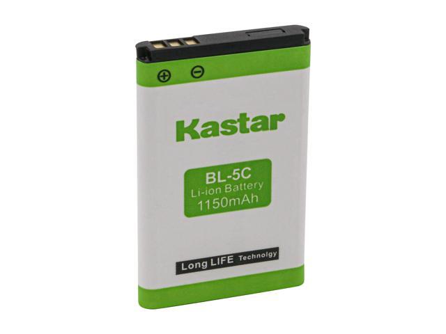 Kastar 2-Pack BL-5C Battery and Smart LCD Charger Replacement for Retevis RT22 RT22S RT15 RT19, WLN KD-C1 Walkie Talkies, LUITON LT-316, TIDRADIO...