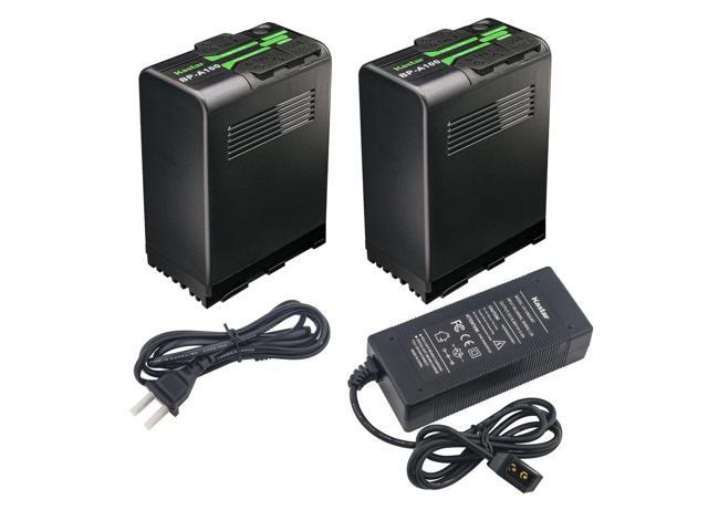 Kastar BP-A100 Battery 2 Pack and D-Tap Rapid Charger for Canon BP-A Series BP-A30 BP-A60 BP-A65 BP-A68 BP-A90 BP-A100 0870C002 Battery, CG-A10...