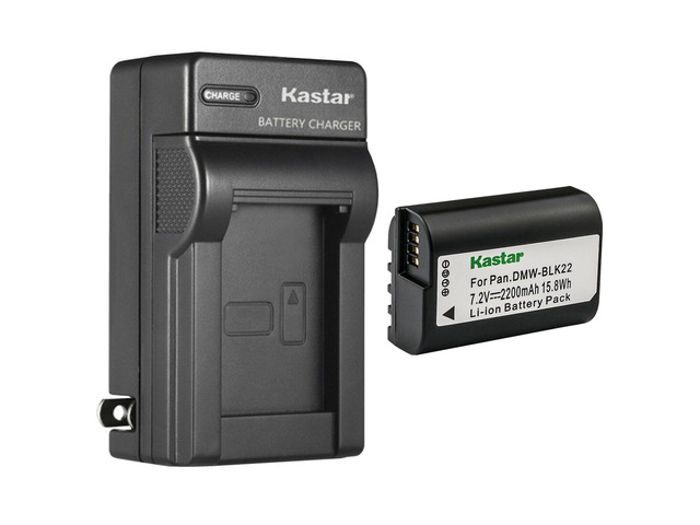 Kastar 1-Pack Battery and AC Wall Charger Replacement for Panasonic DMW-BLK22 Lithium-Ion Battery, Panasonic DMW-BTC15 Battery Charger, Panasonic...