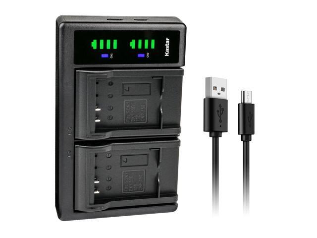 Kastar LTD2 USB Battery Charger Replacement for Olympus Li-90B Li-92B Battery, LI-90C UC-90 Charger, Stylus XZ-2 iHS, Tough TG-Tracker, OM SYSTEM...