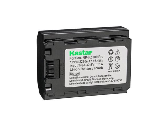 Kastar 3-Pack USB-C Battery and AC Wall Charger Replacement for Sony Alpha 1 Mirrorless Digital Camera, Alpha 7R V Mirrorless Camera, FX3, FX30...