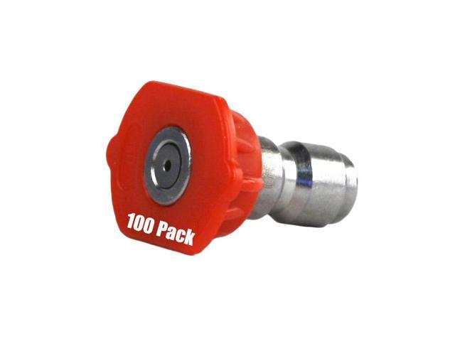 Photos - Pressure Washer 100 Pack of Erie Tools 5.5 Stainless Steel Orifice 0 Degree 1/4in. Quick C