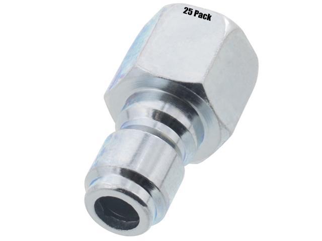 Photos - Pressure Washer 25 pack of  3/8in. Female NPT to Quick Connect Plug Zinc Pl