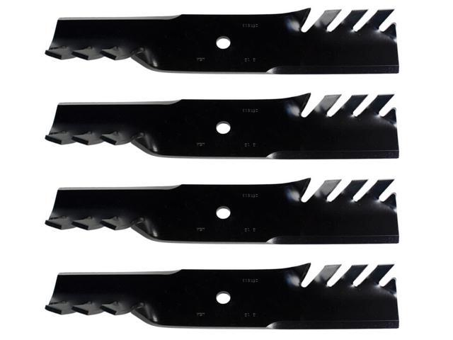 Photos - Lawn Mower Accessory USA Mower Blades (4) CMB0613BP Toothed High Lift Blade Husq Gravely 002730