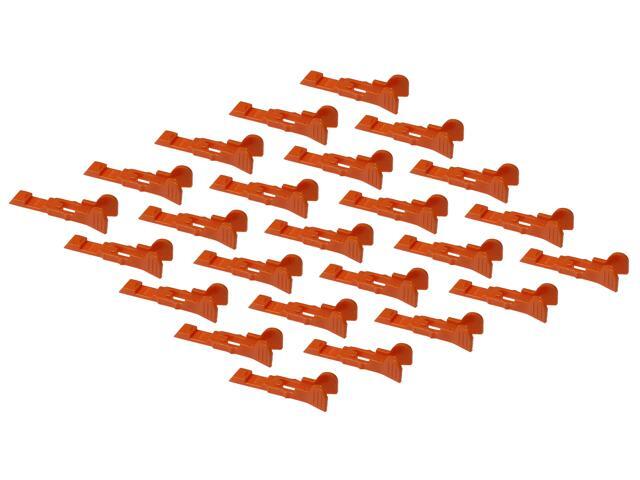 NTW RJ45 net-Lock(TM) Patch Cable key insert, Butterfly finger-release, Orange, 25pcs - NL-KL-OR-25