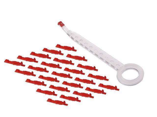 NTW NL-KL-RD-25 Red net-Lock™Locking key insert, for net-Lock™ patch cords; V 25pcs + 1 free extraction tool