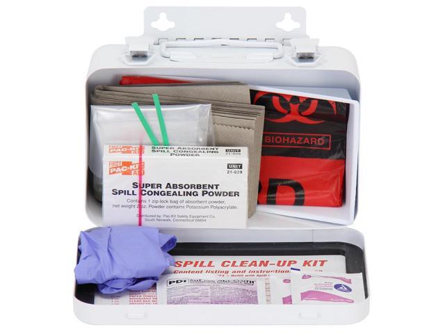 BBP Spill Cleanup Kit, 7 1/2 x 4 1/2 x 2 3/4, White 6021