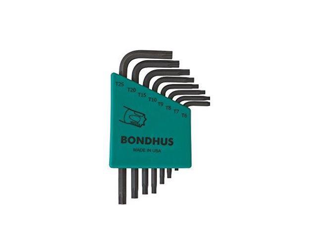 Photos - Other Power Tools Bondhus 31732 Set of 8 Star L-wrenches, Short Length, Sizes T-6-T25 