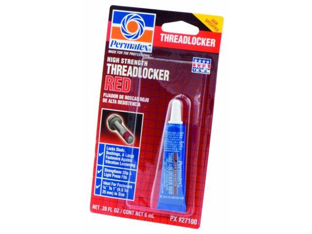 Permatex 27100 High Strength Threadlocker Red, 6 ml