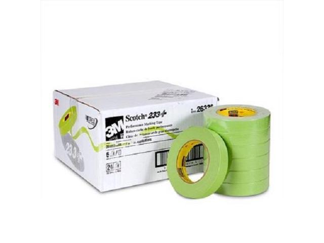 Photos - Other Power Tools 3M 26336 Green Masking Tape 1 Inch 233+  (Case/24 Rolls)