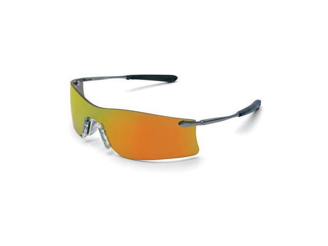 Rubicon Protective Eyewear, Fire Lens, Polycarbonate, Scratch-Resistant, Frame