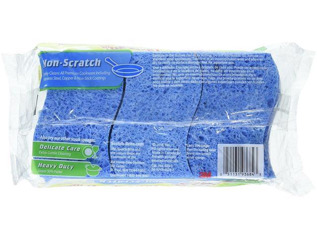 3M 93684 Scotch Brite 9 Pack Non-Scratch Scrub Sponges