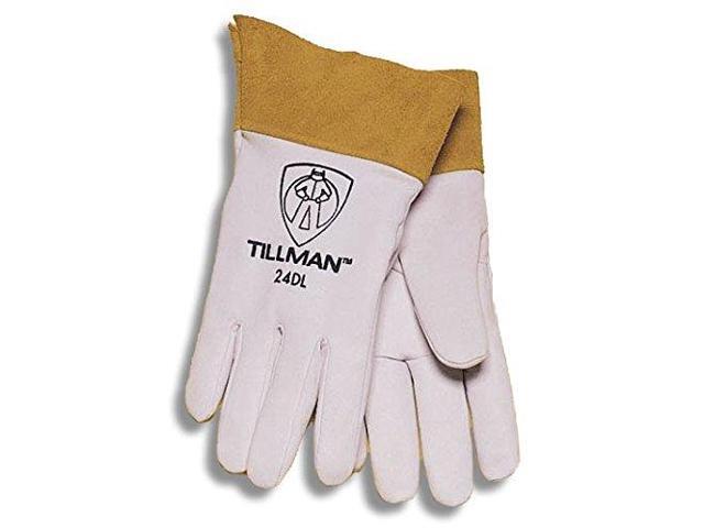 Tillman 24C Top Grain Kidskin 4' Cuff TIG Welding Gloves, Small