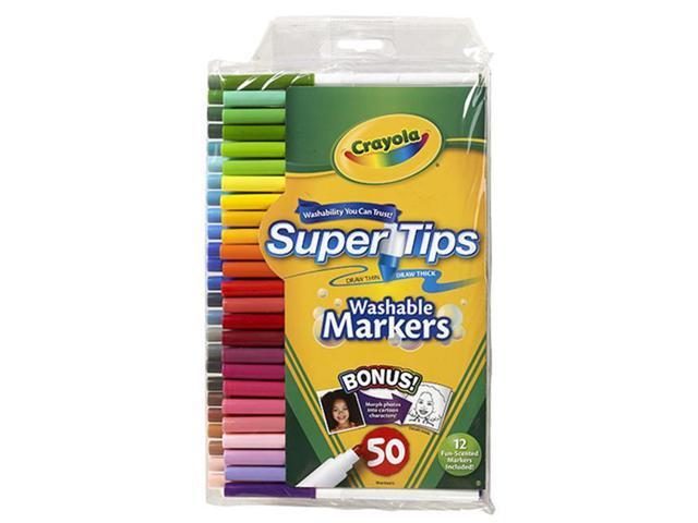 Crayola Llc Formerly Binney & Smith BIN585050 Washable Markers 50Ct Super Tips