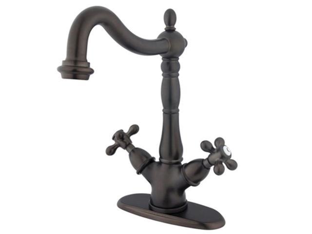 Photos - Other sanitary accessories Kingston Brass HERITAGE VESSEL SINK FCT W/O POP-UP ROD W/4 PLATE-Oil Rubbed Bronze Finish 