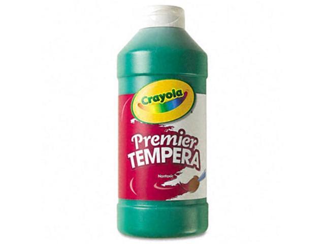 Crayola. 541216044 Premier Tempera Paint, Green, 16 oz