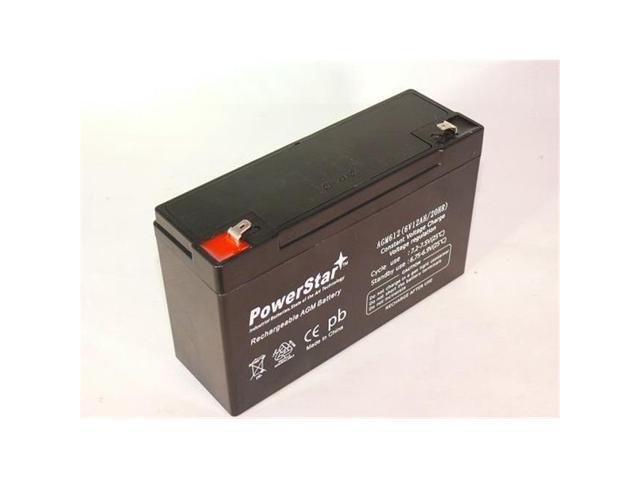 PowerStar-GE SIMON XT Sealed AGM 6V High Rate PowerStar Battery with
