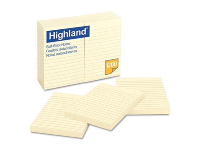 3M 6609YW Removable Notes, 4 x 6 Size