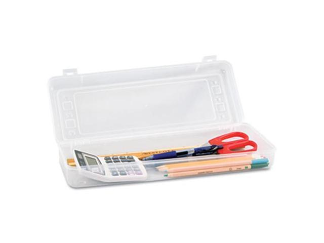 Advantus 67033 Stretch Art Box, Polypropylene, Snap Shut, Clear