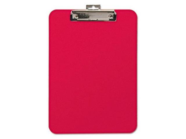 Baumgartens Unbreakable Recycled Clipboard 1/4' Capacity 8 1/2 x 11 Red 61622