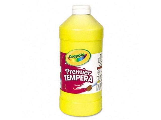 Crayola. 541232034 Premier Tempera Paint, Yellow, 32 oz