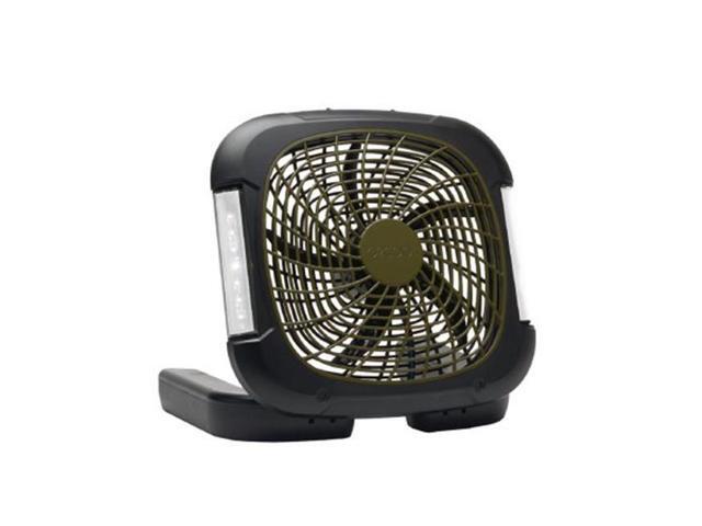 O2COOL FD10018L 10-Inch Portable Camping Fan with Lights