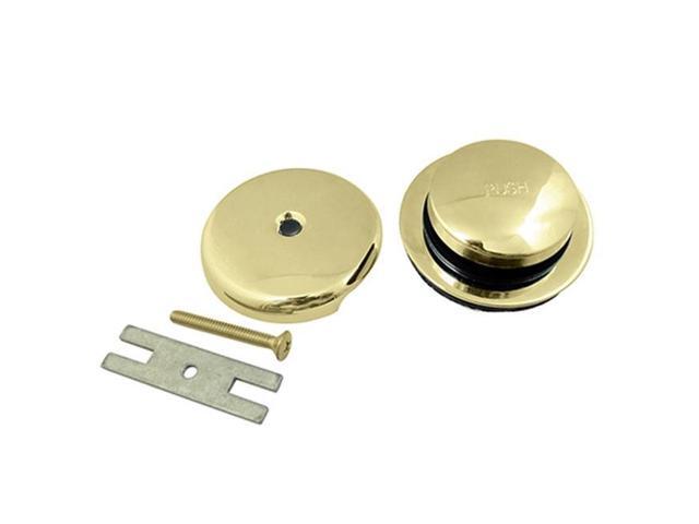 Kingston Brass DTT5302A2 DTL5302A2 Toe Tap Drain Kit, Polished Brass