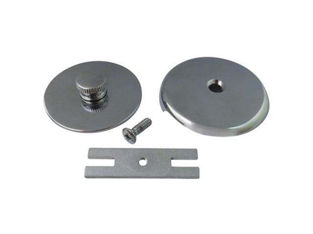 Kingston Brass DTL5303A1 Quick Cover Up Tub Stopper with Overflow Plate, Polishe