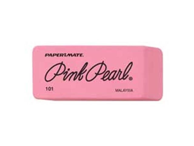 Paper Mate Pink Pearl Eraser Large 12/Box 70521