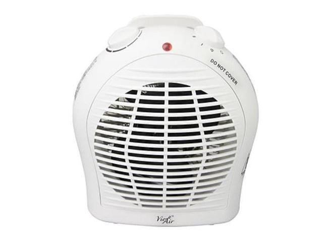 Photos - Computer Cooling Vie Air VA-305 1500W Portable 2-Settings Home Fan Heater, White