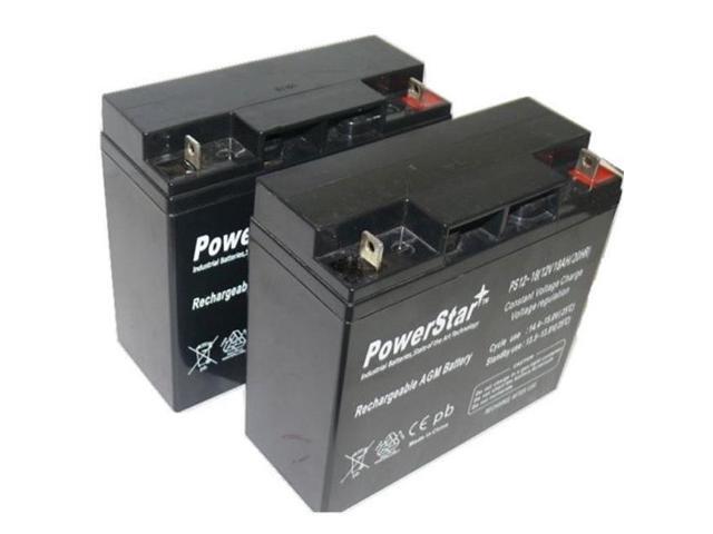 12V 18AH Battery for Black & Decker CMM1200 Mower Replaces 24V Battery - 2 Pack
