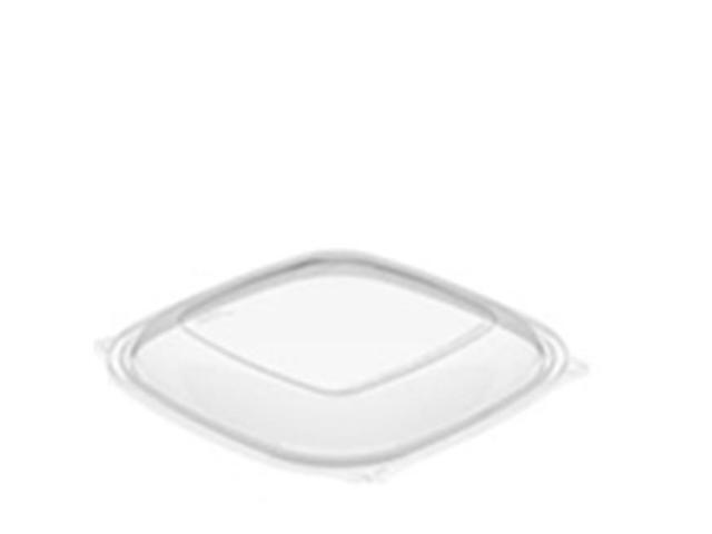 Dart PresentaBowls Pro Square Lids f/24-32oz Bowls Clear 8.5x8.5 63/Bag 4 Bag/CT