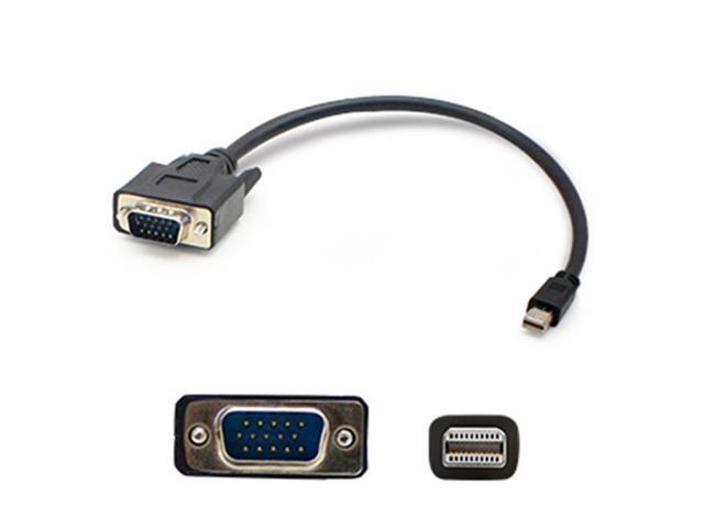 6Ft Mini-Displayport 1.1 Male To Vga Male Black Cable For Resolution Up To 1920X1200 (Wuxga)