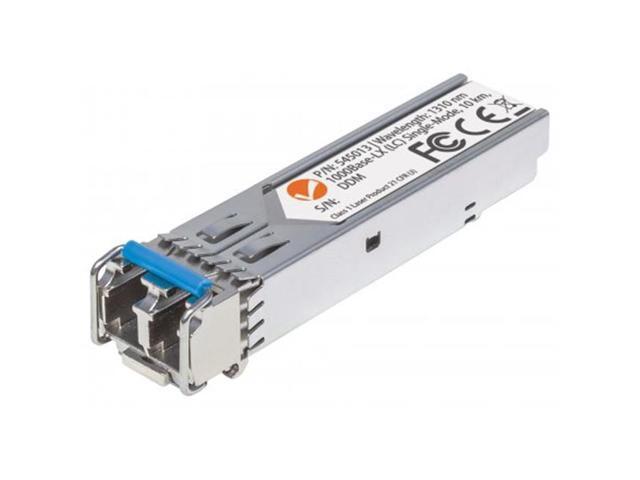 Intellinet Gigabit Fiber SFP Optical Transceiver Module, 1000Base-LX (LC) Single-Mode Port, 10 km (6.2 mi.)