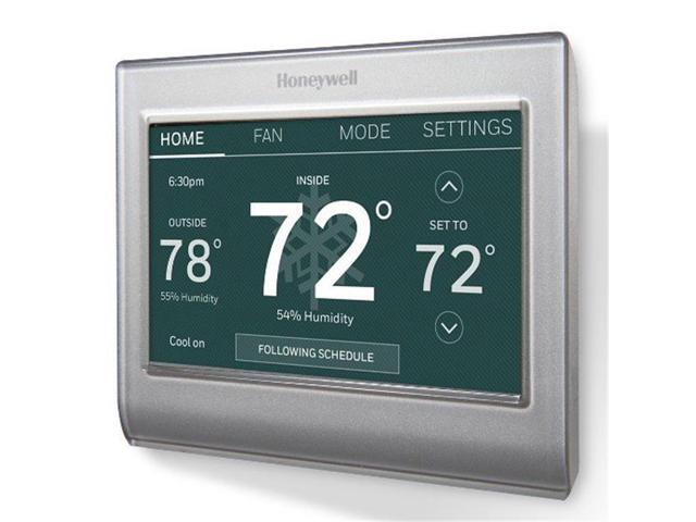 Honeywell Home - Smart Color Thermostat with Wi-Fi Connectivity - Silver - image 3