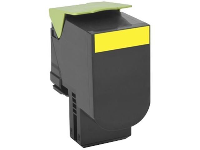 Lexmark 80C0SYG TAA Return Program Toner Cartridge - Yellow
