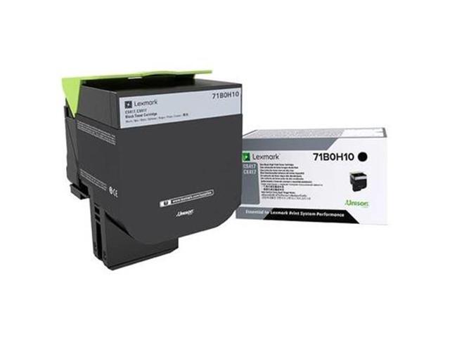 Black High Yield Toner Cartridge for Lexmark 71B0H10 CS417dn, CX417de, Genuine Lexmark Brand
