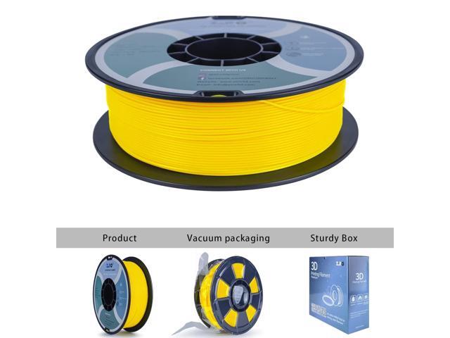 ZIRO PLA Pro 3D Printer Filament, Dimensional Accuracy +/- 0.03 mm, 1kg Spool, 1.75mm Yellow