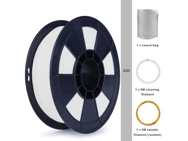 ZIRO PLA Pro 3D Printer Filament, Dimensional Accuracy +/- 0.03 mm, 1kg Spool, 1.75mm Snow White