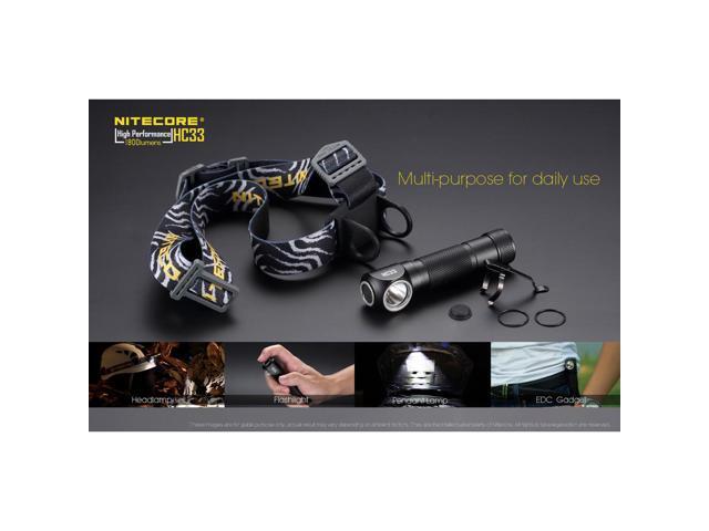 Nitecore HC33 1800 Lumen L-Shape High Performance LED Headlamp