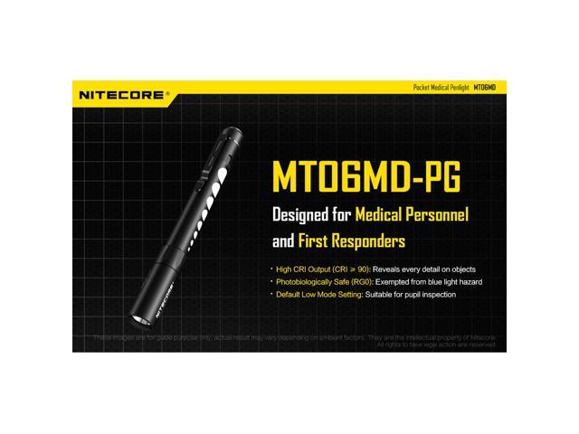 Nitecore MT06MD-PG, LED Penlight w/ Pupil Gauge