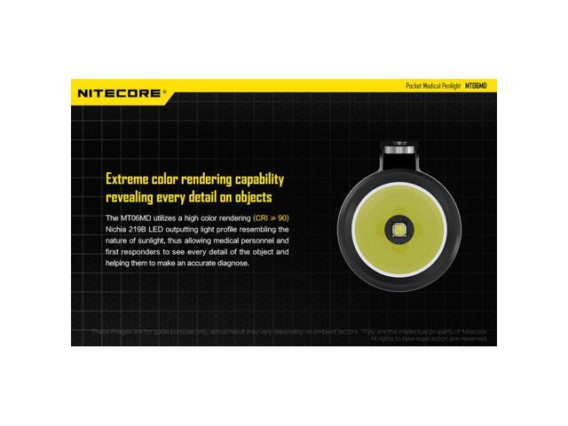 Nitecore MT06MD-PG, LED Penlight w/ Pupil Gauge