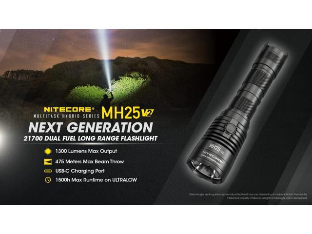 Nitecore MH25 v2 USB-C Rechargeable Flashlight