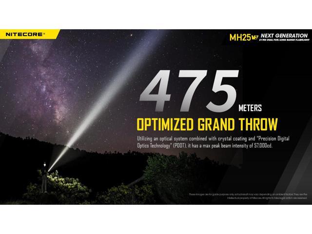 Nitecore MH25 v2 USB-C Rechargeable Flashlight