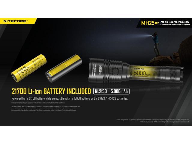 Nitecore MH25 v2 USB-C Rechargeable Flashlight