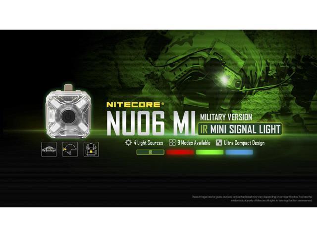 Nitecore NU06 MI Red Green Blue IR Signal and Safety Light