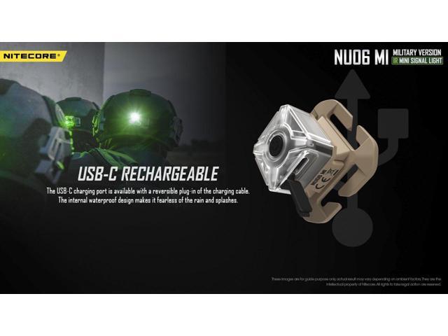 Nitecore NU06 MI Red Green Blue IR Signal and Safety Light