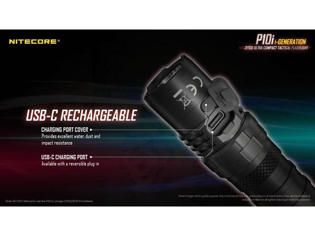 Nitecore P10i 1800 Lumen USB-C Rechargeable Flashlight