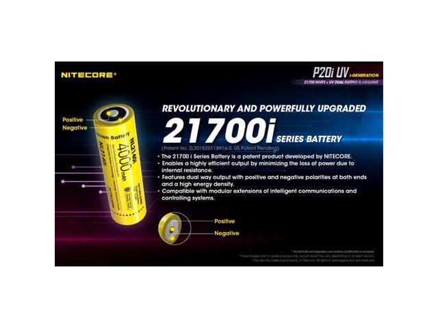 Nitecore P20i UV 1800 Lumen Rechargeable Flashlight with UV Light